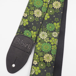 京都 西陣織り 和柄ギターストラップ 鯉柄/金-銀 ハンドメイド 和柄ギターストラップ 鯉/金-銀 京都西陣織 金襴生地 tiny products