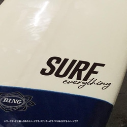 SURF EVERYTHING ステッカー 3枚目の画像