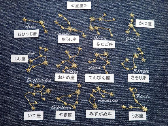 *ジェエル輝く*星座とチャームのチュールガーゼマスク 11枚目の画像