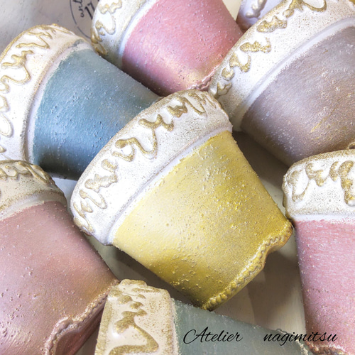 リメイク鉢（3号鉢）No.321 多肉植物 nagimitsu 通販｜Creema(クリーマ  