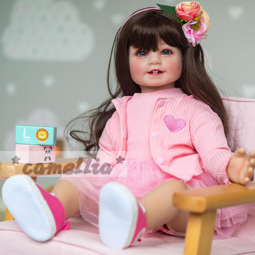 camellia˚』笑顔の赤ちゃん◎リボーンドール 赤ちゃん◎ロングヘア