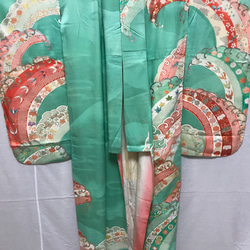 着物日傘　絹の着物をアップサイクル　日本の職人が手仕事で制作　#26 10枚目の画像