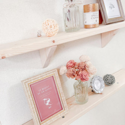 wood shelf 60cm 2点セット ナチュラル 3枚目の画像