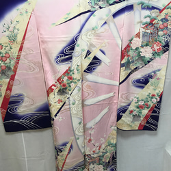 着物日傘　絹の着物をアップサイクル　日本の職人が手仕事で制作　#08 14枚目の画像