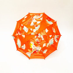着物日傘　絹の着物をアップサイクル　日本の職人が手仕事で制作　#15 2枚目の画像