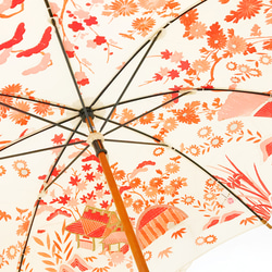 着物日傘　絹の着物をアップサイクル　日本の職人が手仕事で制作　#13 8枚目の画像