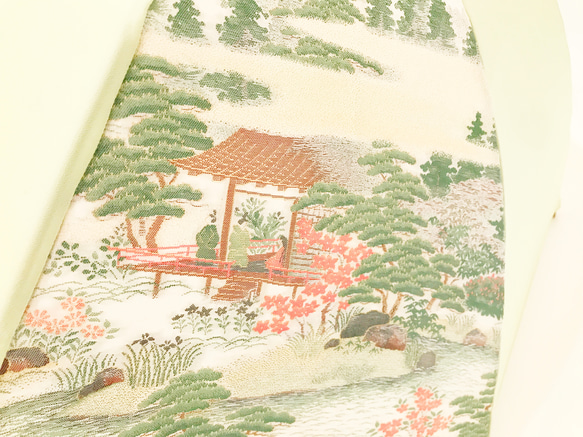 着物日傘　絹の着物をアップサイクル　日本の職人が手仕事で制作　#12 7枚目の画像