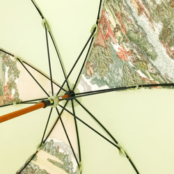 着物日傘　絹の着物をアップサイクル　日本の職人が手仕事で制作　#12 9枚目の画像