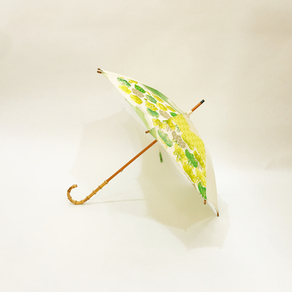 着物日傘　絹の着物をアップサイクル　日本の職人が手仕事で制作　#07 3枚目の画像