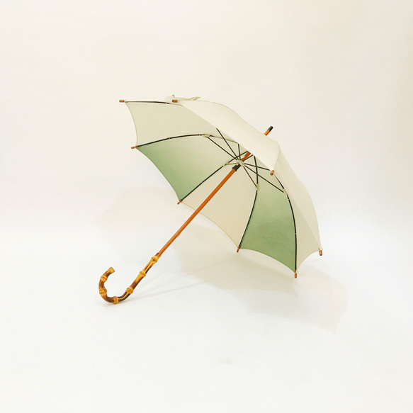 着物日傘　絹の着物をアップサイクル　日本の職人が手仕事で制作　#05 4枚目の画像