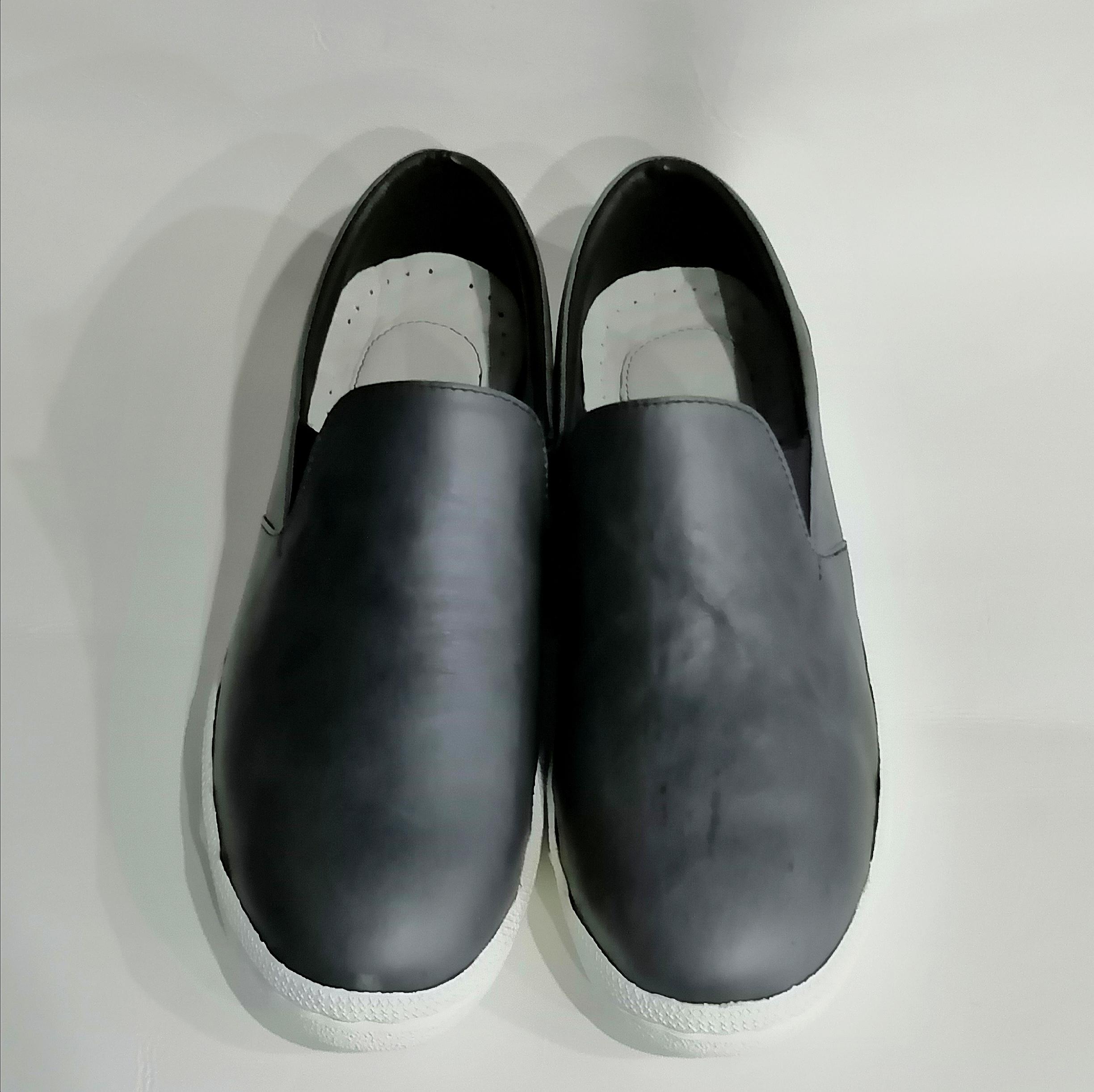 ◇新作◇本革◇スリッポン◇男女兼用◇スニーカーソール◇22.5-29cm◇本革◇無料サイズ調整◇色変更可◇ブラック◇