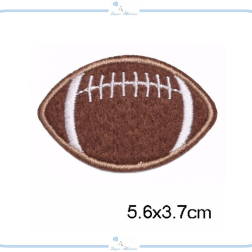 ES41 アップリケ 刺繍 アメフト ボール アメリカンフットボール 部活