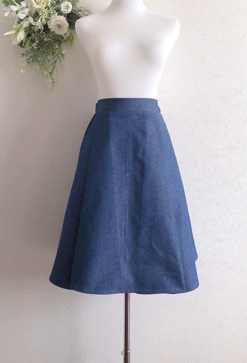 10オンス岡山児島デニムスカート