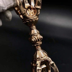 密教法具 空海大師金剛杵 飛行五鈷杵 寺院用仏具 真鍮製 16cm その他