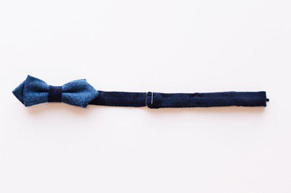 紗織りシルクウール蝶ネクタイ（ボウタイ）　CTＷ-166 2枚目の画像