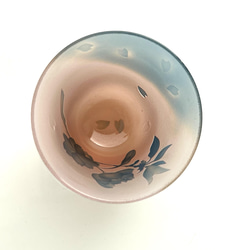 桜ガラスのおちょこ3セット　ぐい呑み　酒器 4枚目の画像