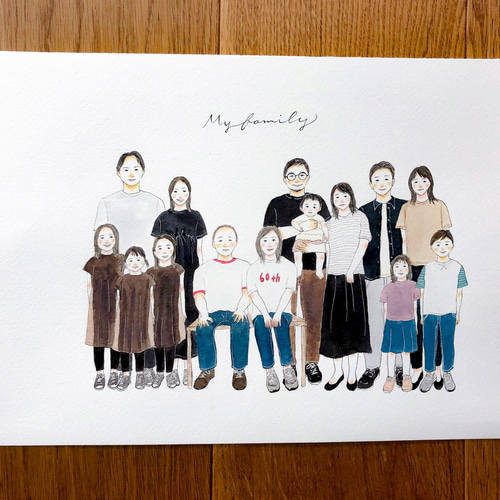 ❤超美人☆手書き美人イラスト(220602)☆配送無料