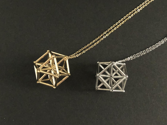 神聖幾何学ネックレス｜立体シードオブライフ ベクトル平衡体