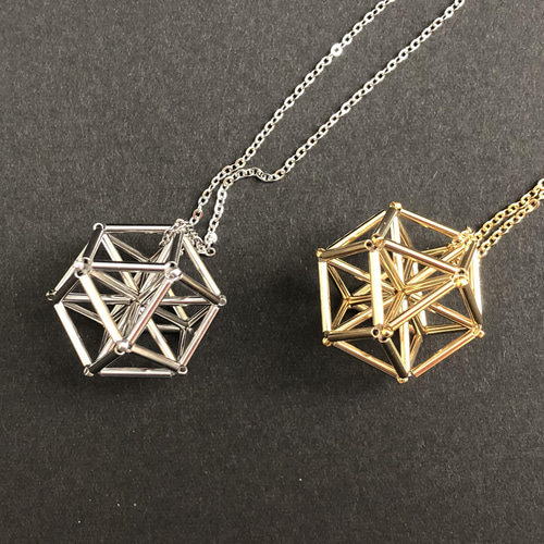 12/15販売終了】神聖幾何学ネックレス｜立体シードオブライフ ベクトル