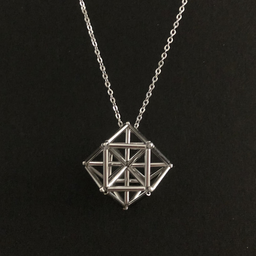 12/15販売終了】神聖幾何学ネックレス｜立体シードオブライフ ベクトル