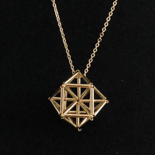 12/15販売終了】神聖幾何学ネックレス｜立体シードオブライフ ベクトル