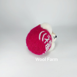 柴犬だるま(福)　～Wool Farm～　羊毛フェルト 7枚目の画像