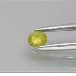 天然石 デマントイド ガーネット ルース 0.25ct 非加熱 マダガスカル産　綺麗なグリーンカラー！ 4枚目の画像