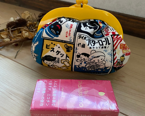 昭和レトロ看板BOX ポーチ 赤黒セット☆iQOSケース・タバコ