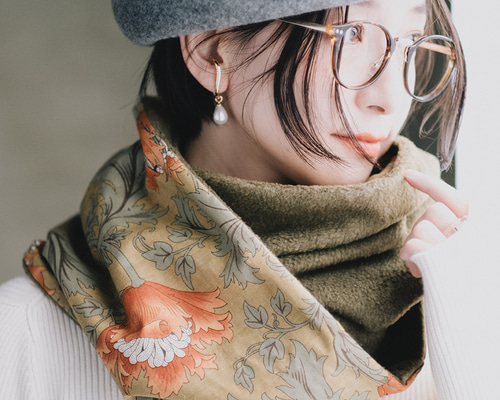 特集掲載】簡単にオシャレしたい！二重巻き メルトン フリース