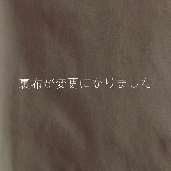 受注制作＊送料無料＊2wayタックポシェット　ハーフリネン  スモークローズ 9枚目の画像