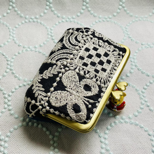 ミナペルホネン　親子がま口 9990bbebca838433570e1ed8a8f8f9