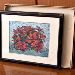 【花讃歌】不透明水彩　ジークレー・オリジナル版画　F3サイズ〜 11枚目の画像