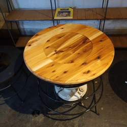 ストーブガード ストーブテーブル サイドテーブル 2枚目の画像
