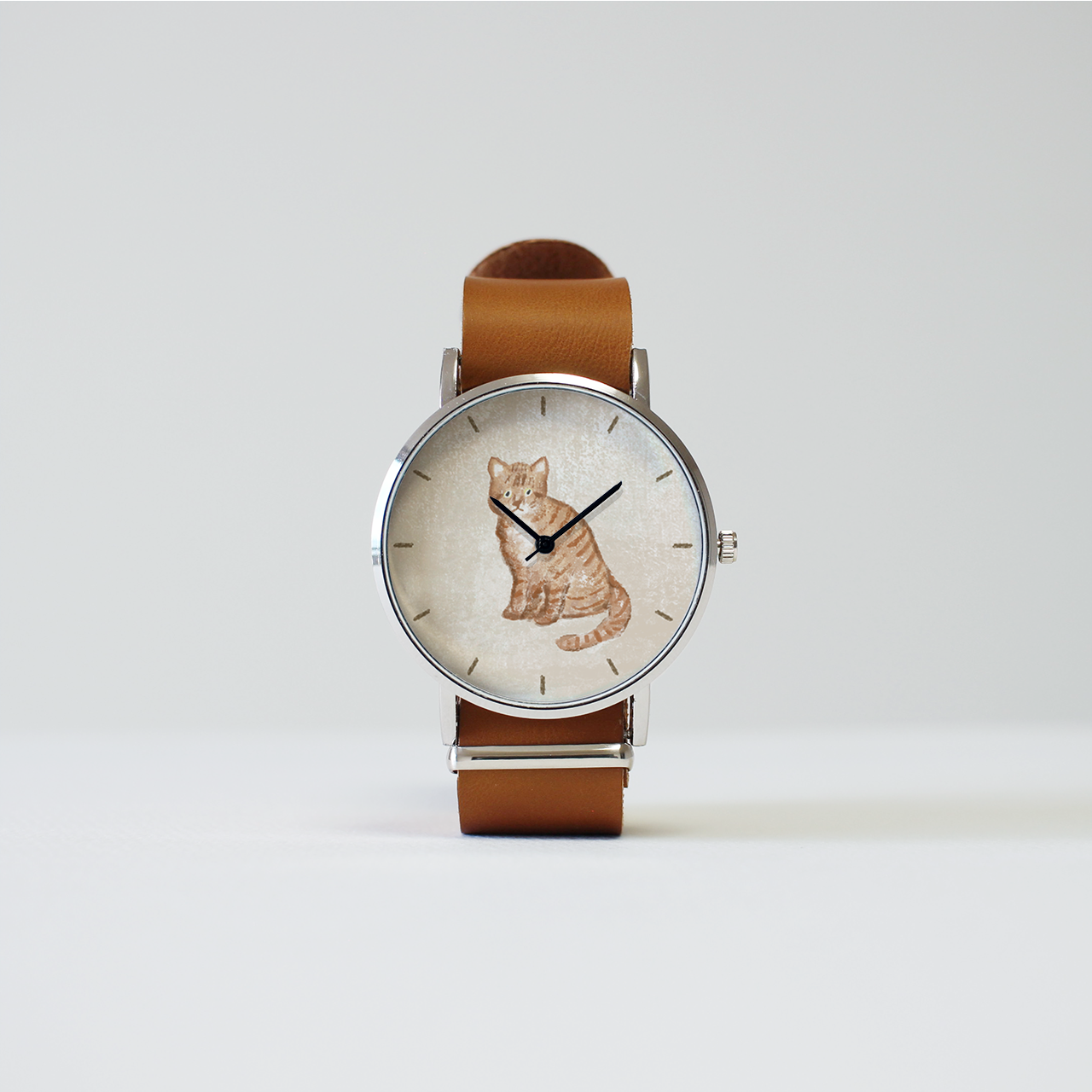 茶トラねこの腕時計