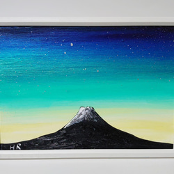 絵画 油絵 平湯温泉鄕 ミニ美