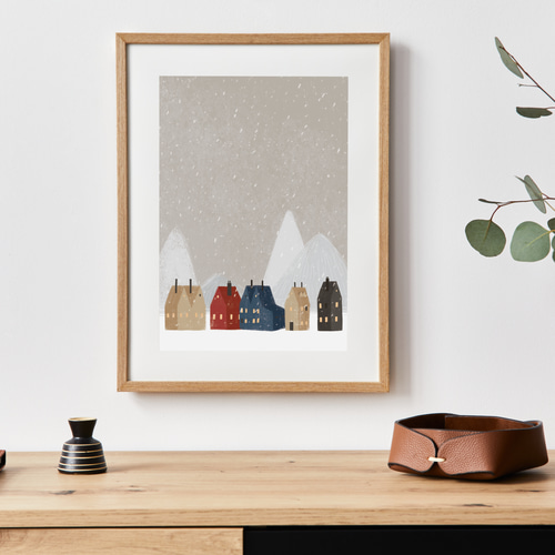 50%OFF ミッドセンチュリー絵画50s ロカビリー アート北欧ビンテージ 絵画
