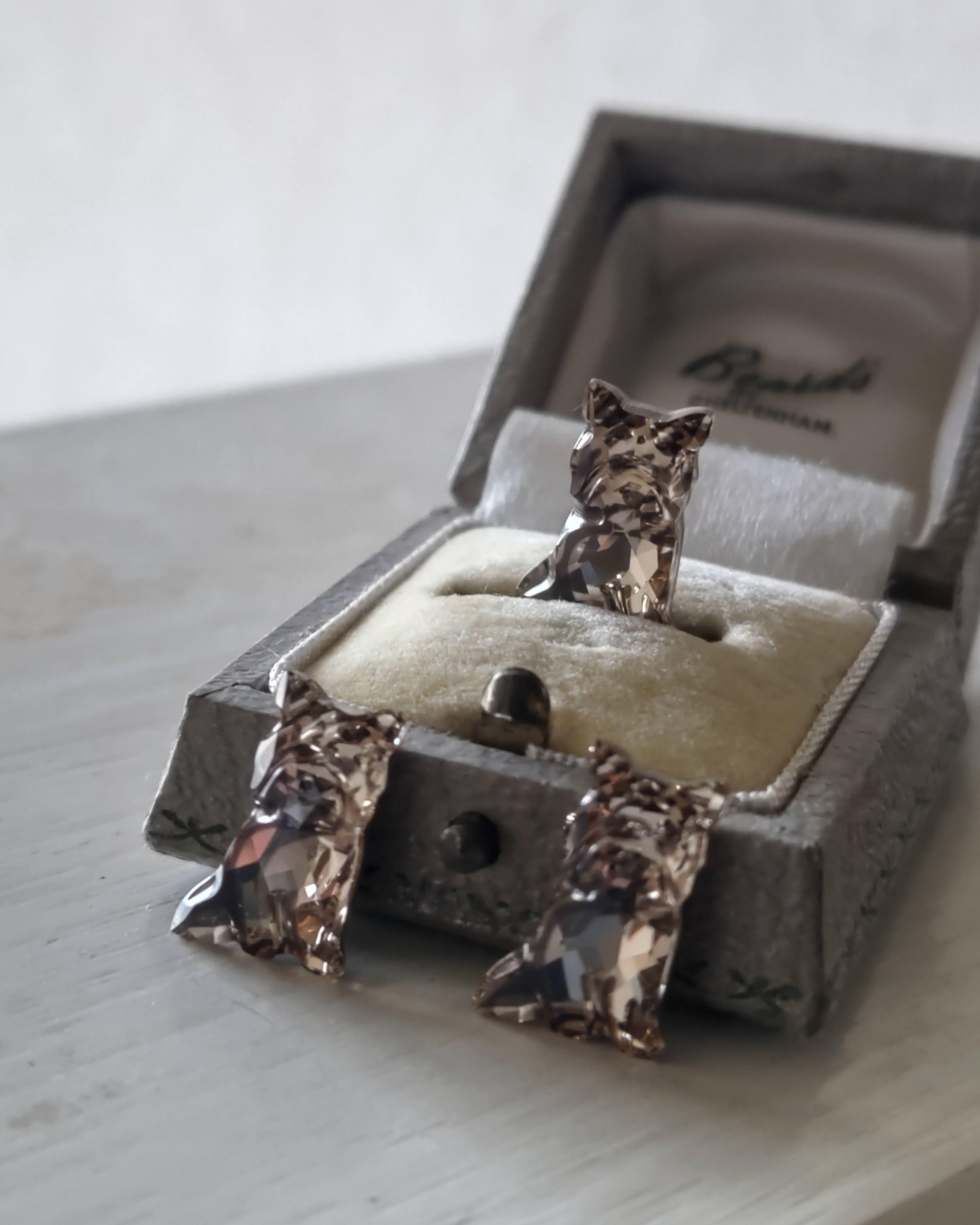 オーストリア　ラインストーン　ヨークシャテリア　レア