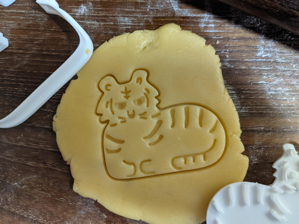 動物☆虎　クッキーカッター/クッキー型 3枚目の画像