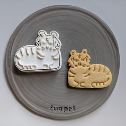 動物☆虎　クッキーカッター/クッキー型 2枚目の画像