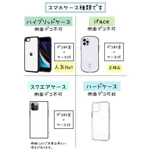 デコ電オーダー✧︎デザイン自由✧︎スマホケース iPhoneケース