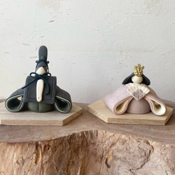 再販 2月下旬発送分 【京都 桃雛〜momobina〜】幸せのお雛様 木箱付き