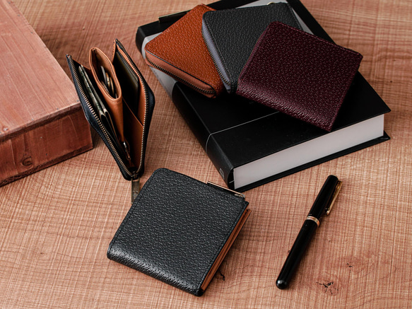 3日以内発送】手のひらサイズで鍵も入る！ ミニL字ファスナー財布