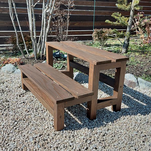 木製 プランタースタンド プランター置台 花台 りんご 置物 楽天市場】植木鉢台 木製鉢置台 キャスター付き 360°回転 鉢置台