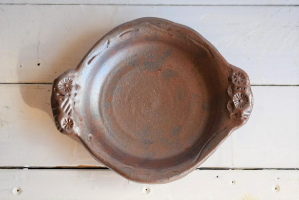 赤錆釉耐熱グラタン皿（２客１組セット） 9枚目の画像