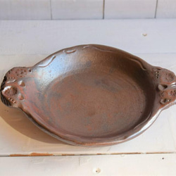 赤錆釉耐熱グラタン皿（２客１組セット） 5枚目の画像