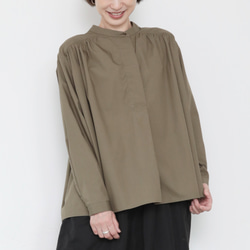 Carl shirts / khaki 3枚目の画像