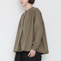 Carl shirts / khaki 1枚目の画像