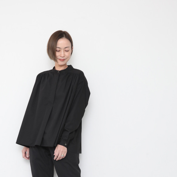 Carl shirts / black 1枚目の画像