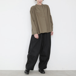 Carl shirts / khaki 2枚目の画像