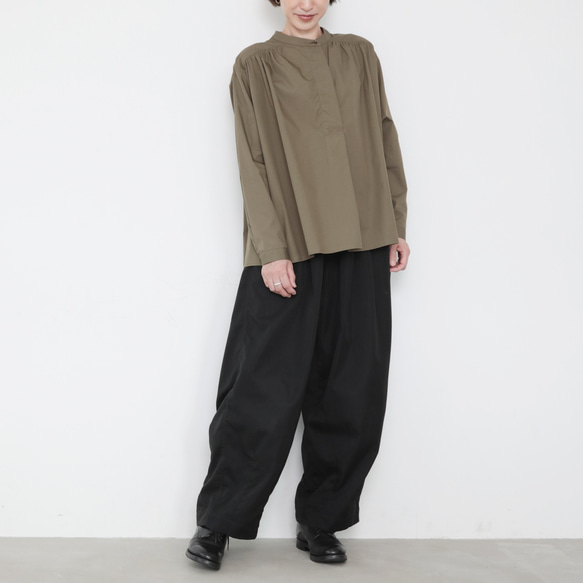 Carl shirts / khaki 2枚目の画像